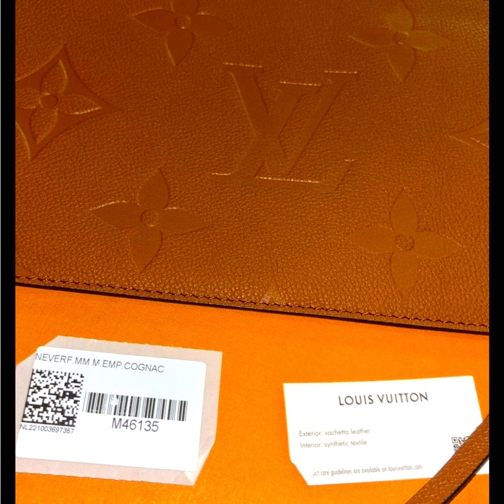 Louis Vuitton cognac Monogram Clutch Pochette